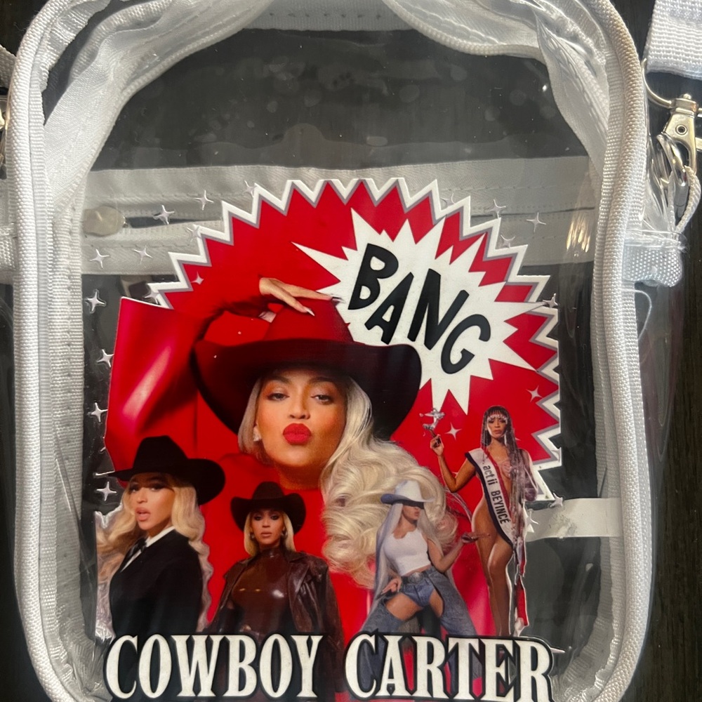 Clear cowboy carter Bag